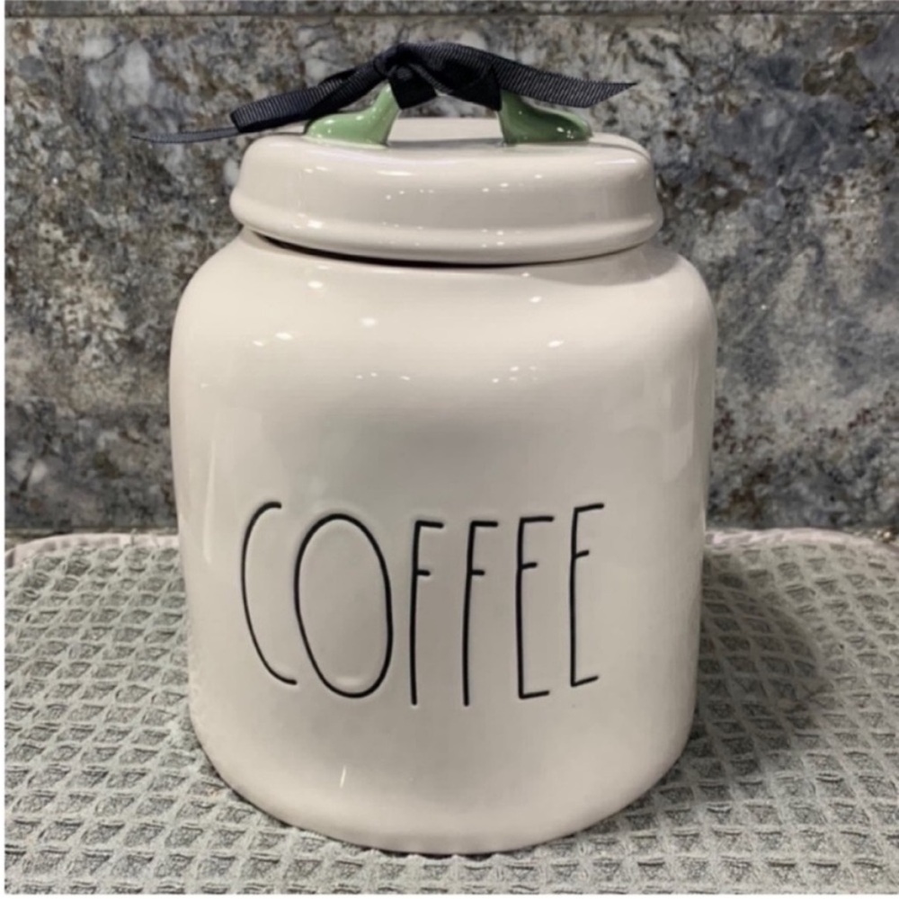NWT Rae Dunn x Friends Central Perk COFFEE Canister Ceramic Storage Jar